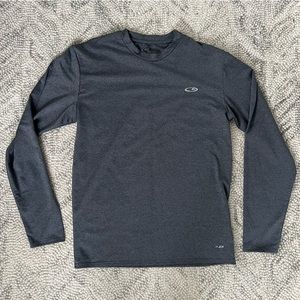 COPY - CHAMPION GRAY LONG SLEEVE DUO DRY